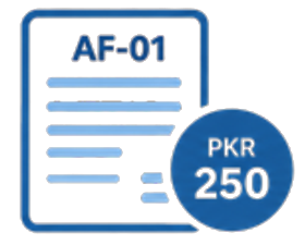Nominal AF-01 application form screening illustration